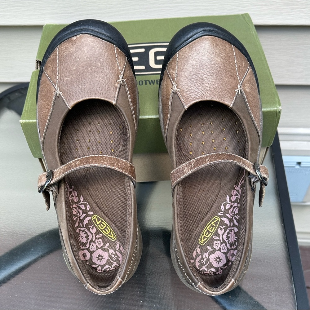 KEEN Presidio Brown Mary Jane  Shoes Women's Size 8.5/39